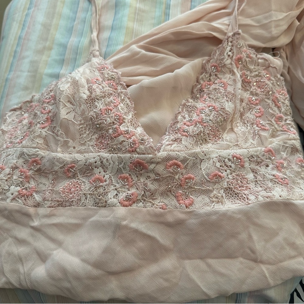 Free people midnight magic slip dress M - Picture 2 of 4